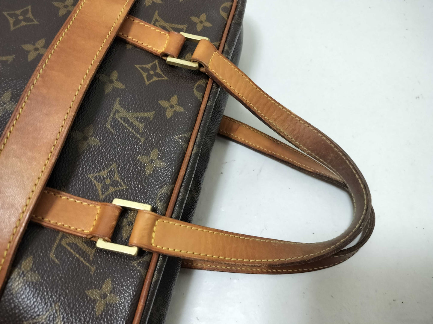 LOUIS VUITTON Monogram Handbag Business Bag