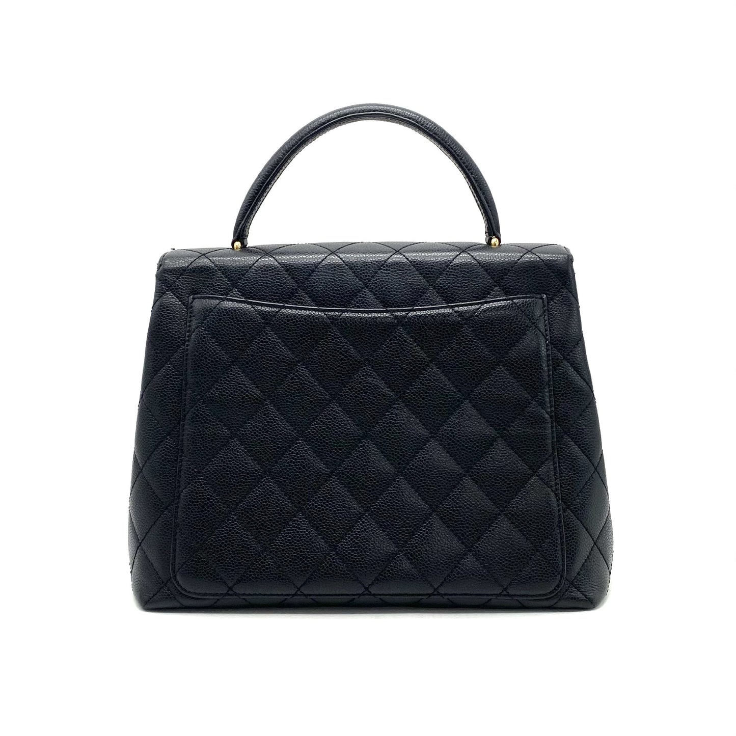 CHANEL CHANEL Matelasse Turnlock Coco Mark Caviar Skin Handbag