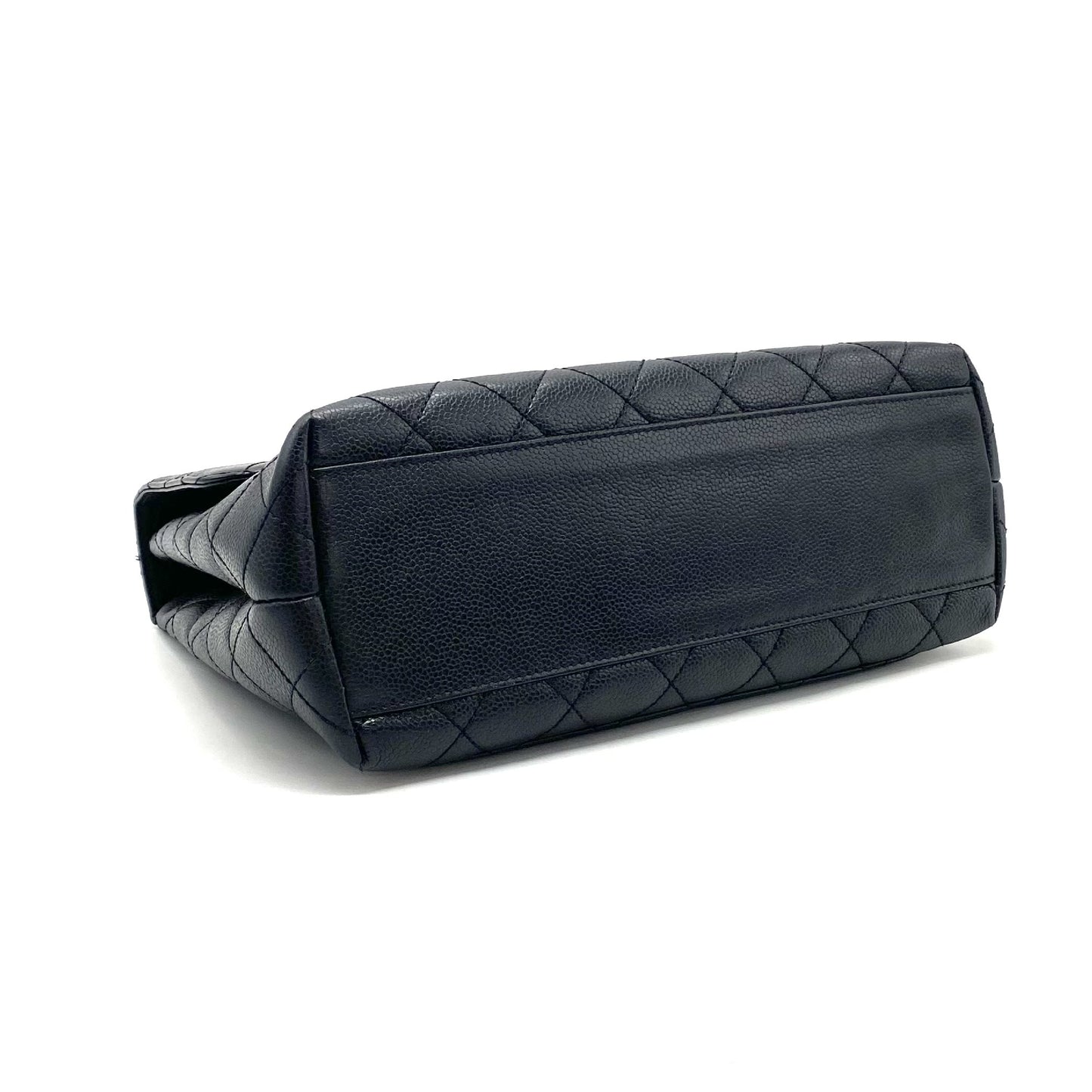 CHANEL CHANEL Matelasse Turnlock Coco Mark Caviar Skin Handbag