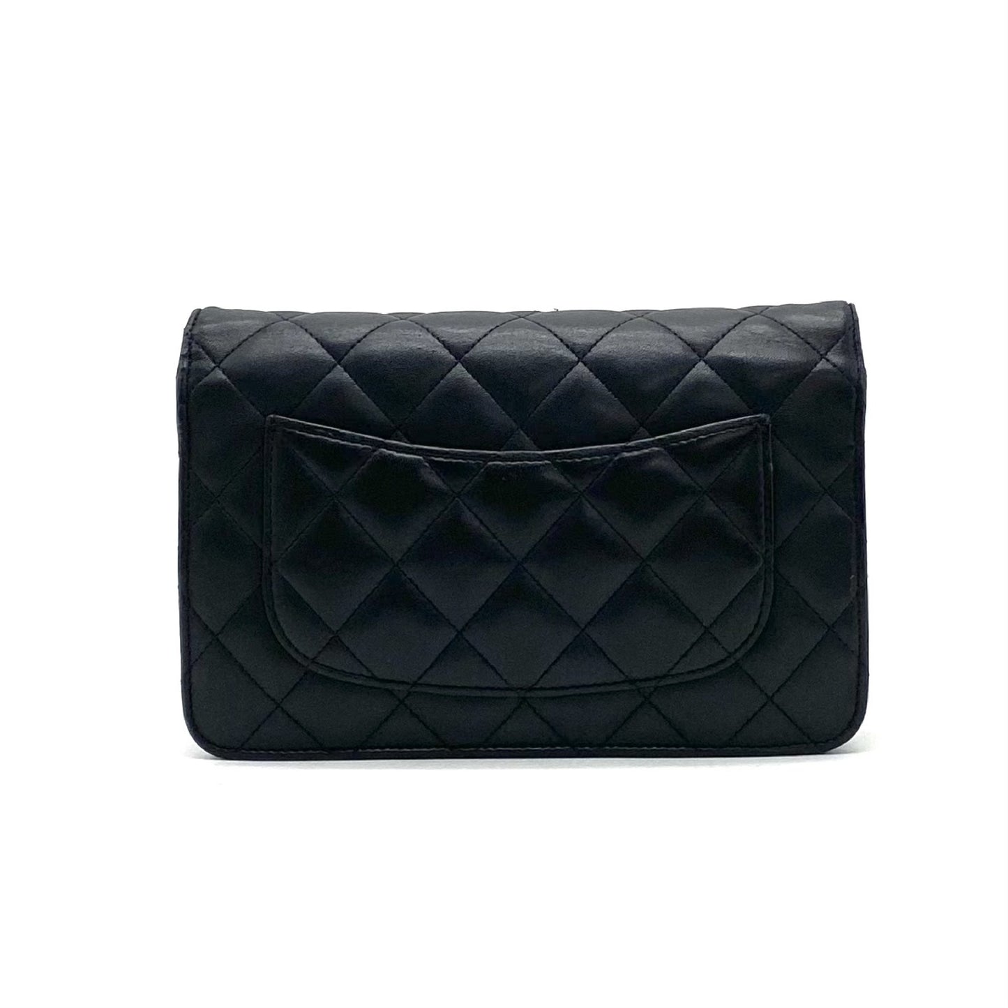 CHANEL CHANEL Matelasse Coco Mark Lambskin Chain Wallet Shoulder Bag