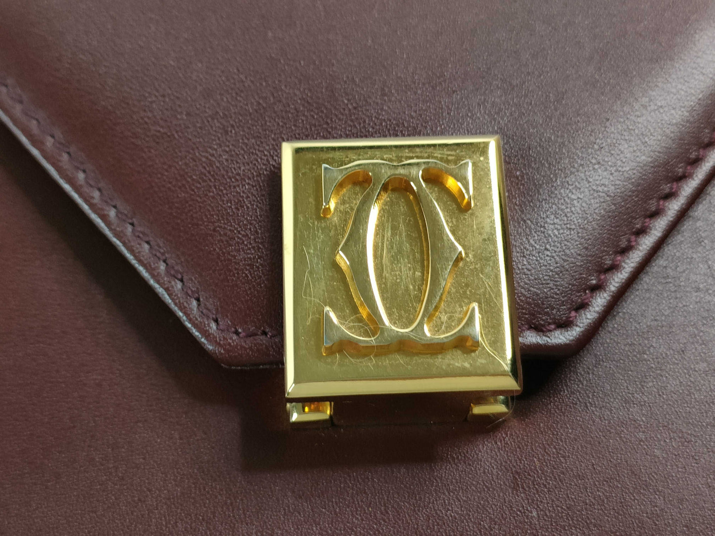 Cartier Must Cartier Must Line Shoulder Bag Red Bordeaux W24cm Shoulder Bag