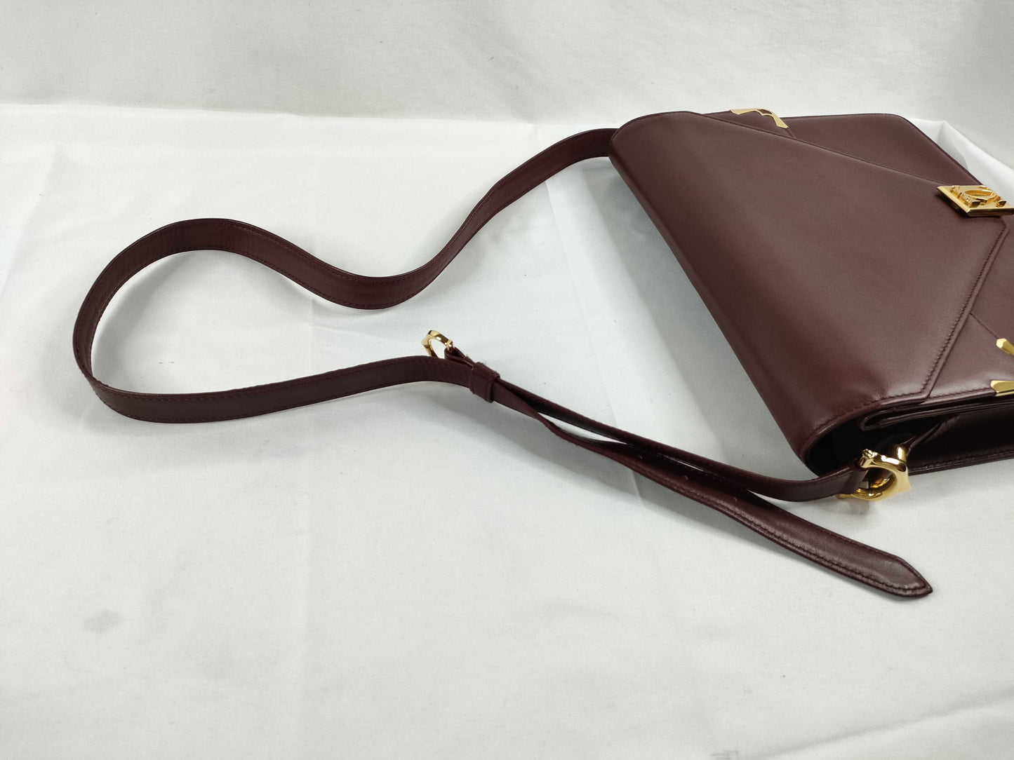Cartier Must Cartier Must Line Shoulder Bag Red Bordeaux W24cm Shoulder Bag