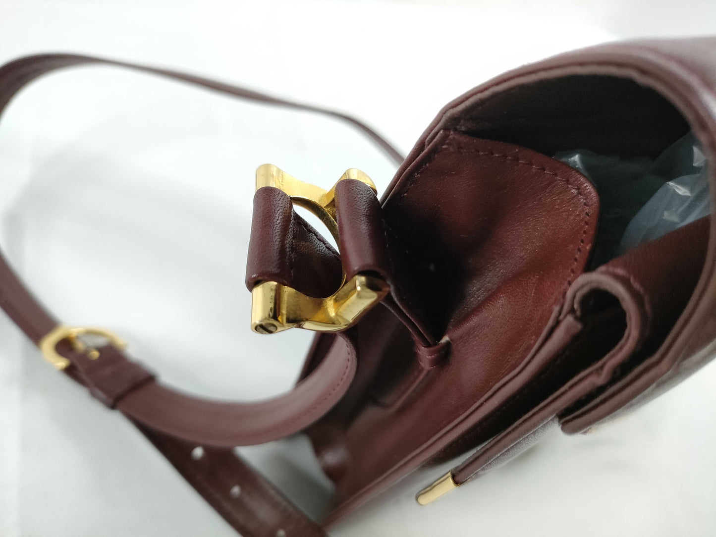 Cartier Must Cartier Must Line Shoulder Bag Red Bordeaux W24cm Shoulder Bag