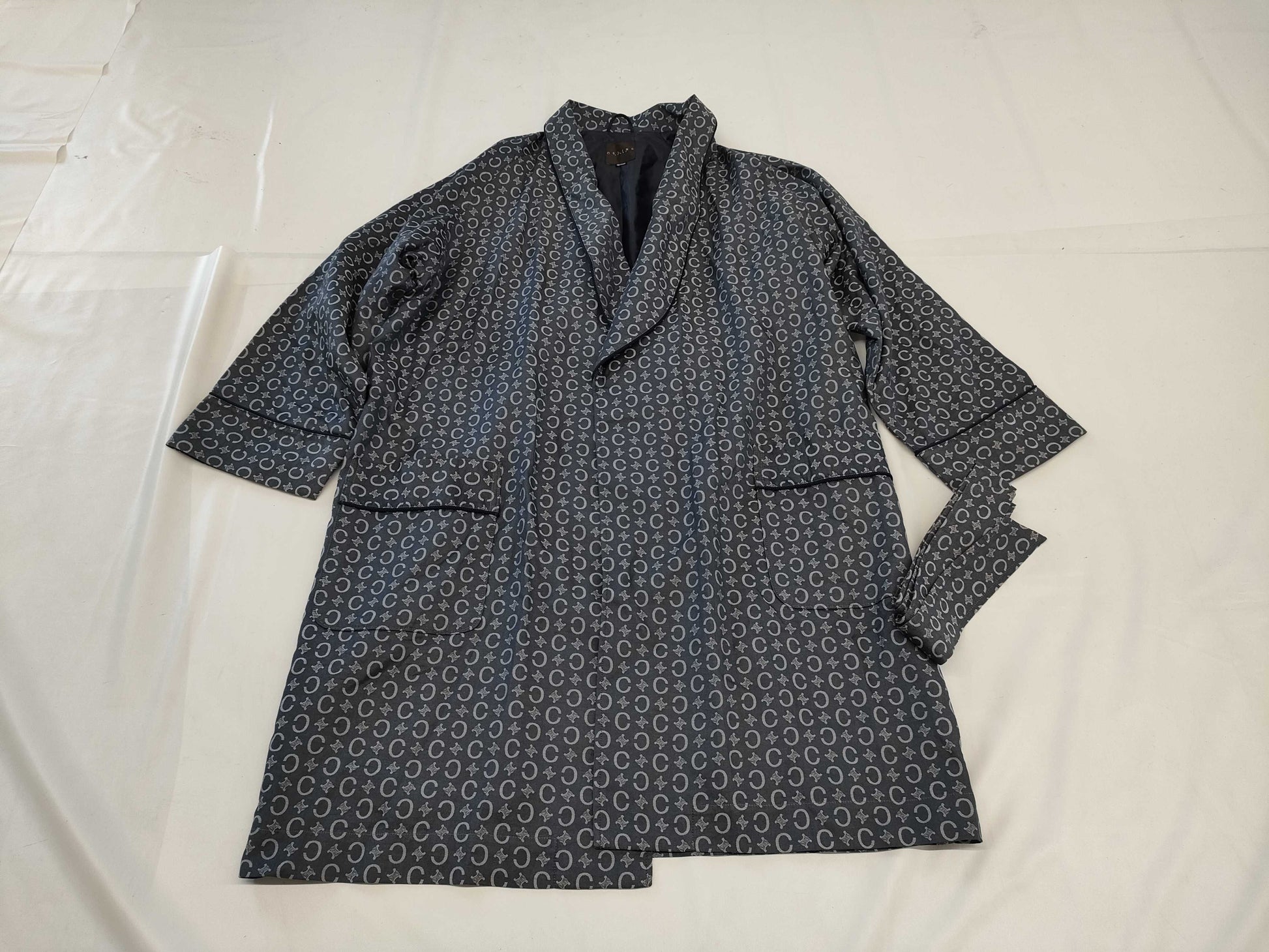 CELINE Macadam Belted Coat, Medium Shirt