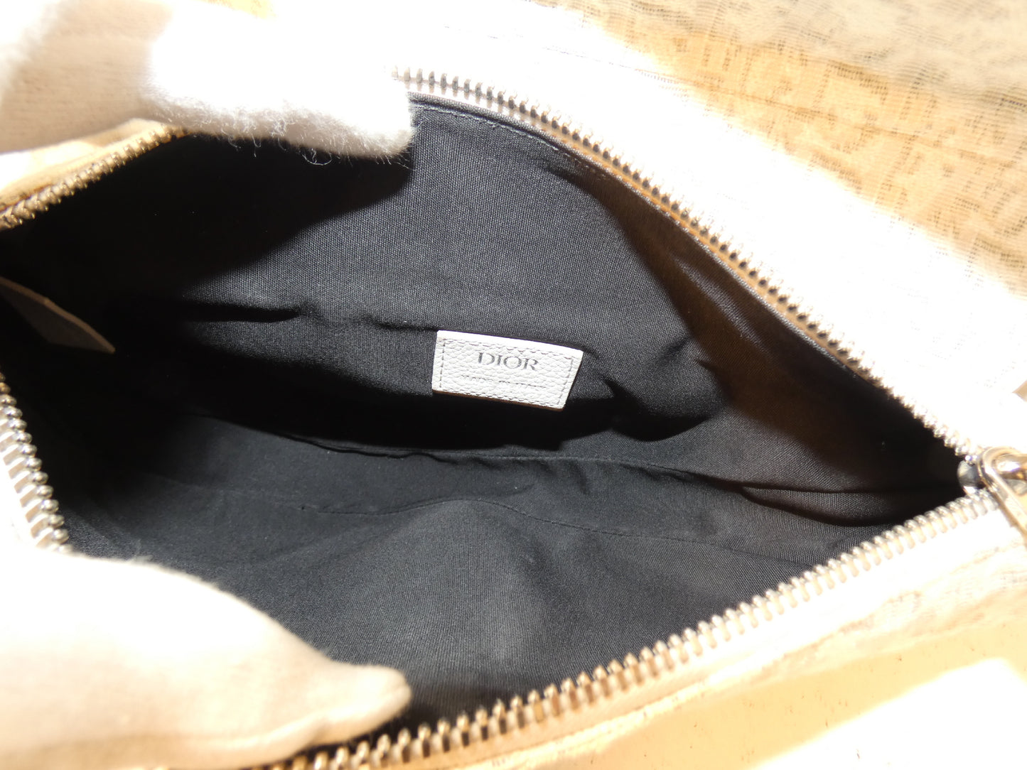 Dior Saddle Bag Trotter Canvas Messenger Shoulder Bag