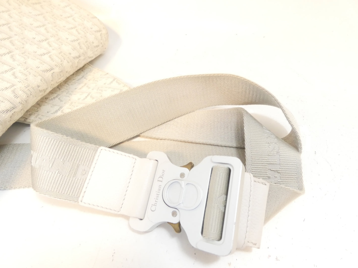 Dior Saddle Bag Trotter Canvas Messenger Shoulder Bag