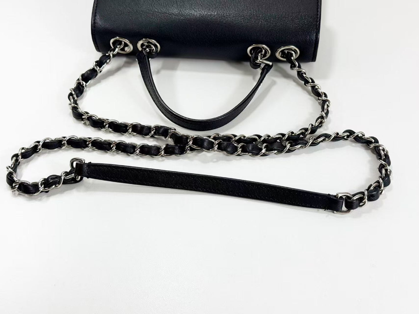 CHANEL Black Matelasse Half Coco Shoulder Bag, W20cm, Approx. 25 Series, Silver Hardware, Dust Bag and Sticker Included, 25363846