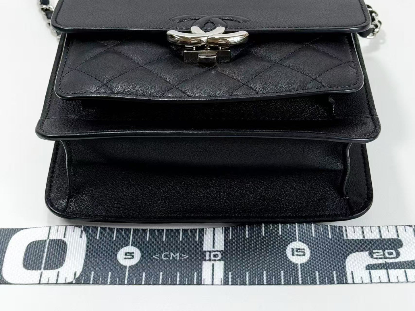 CHANEL Black Matelasse Half Coco Shoulder Bag, W20cm, Approx. 25 Series, Silver Hardware, Dust Bag and Sticker Included, 25363846