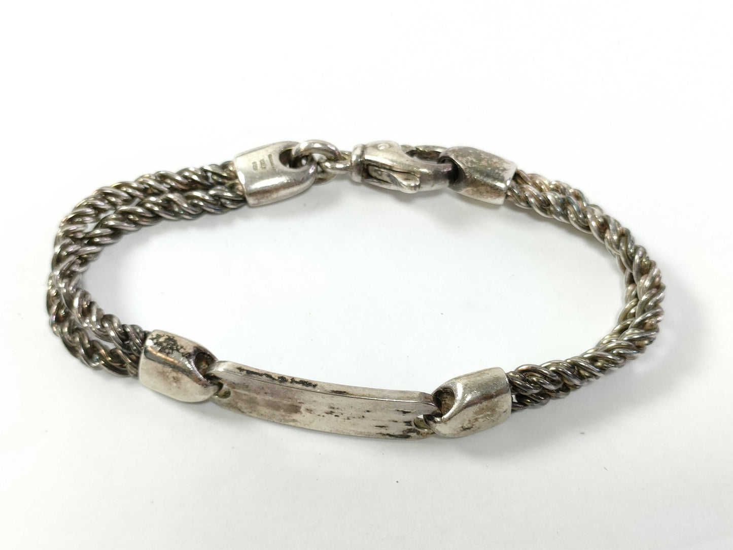 Tiffany & Co. Tiffany Double Rope Sterling Silver Bracelet/Bangle