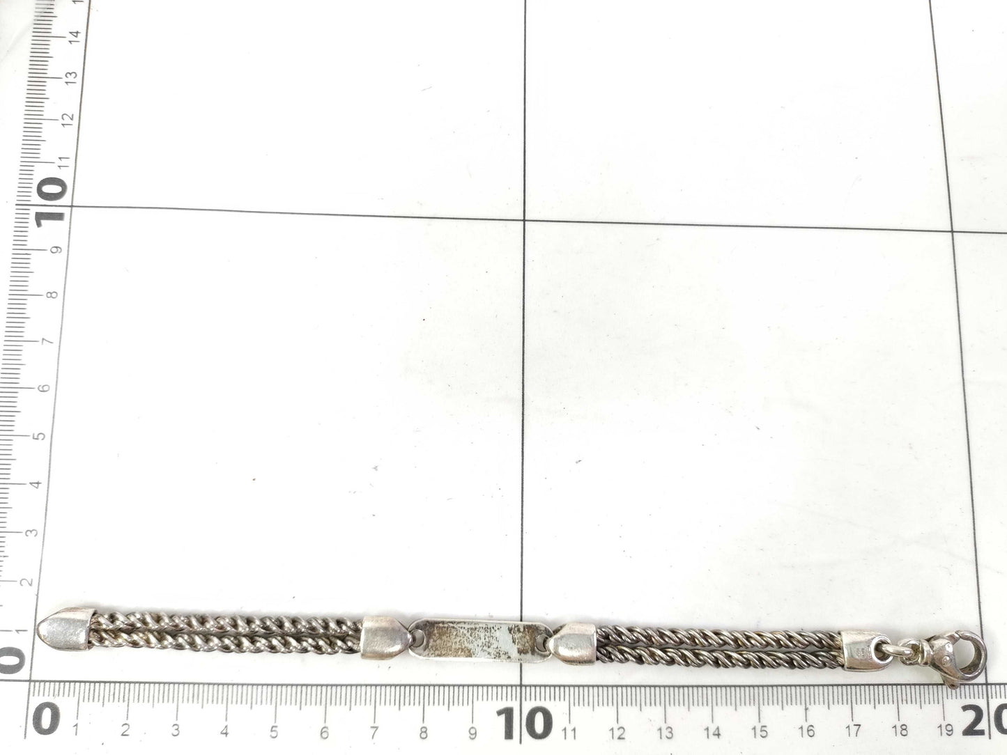 Tiffany & Co. Tiffany Double Rope Sterling Silver Bracelet/Bangle