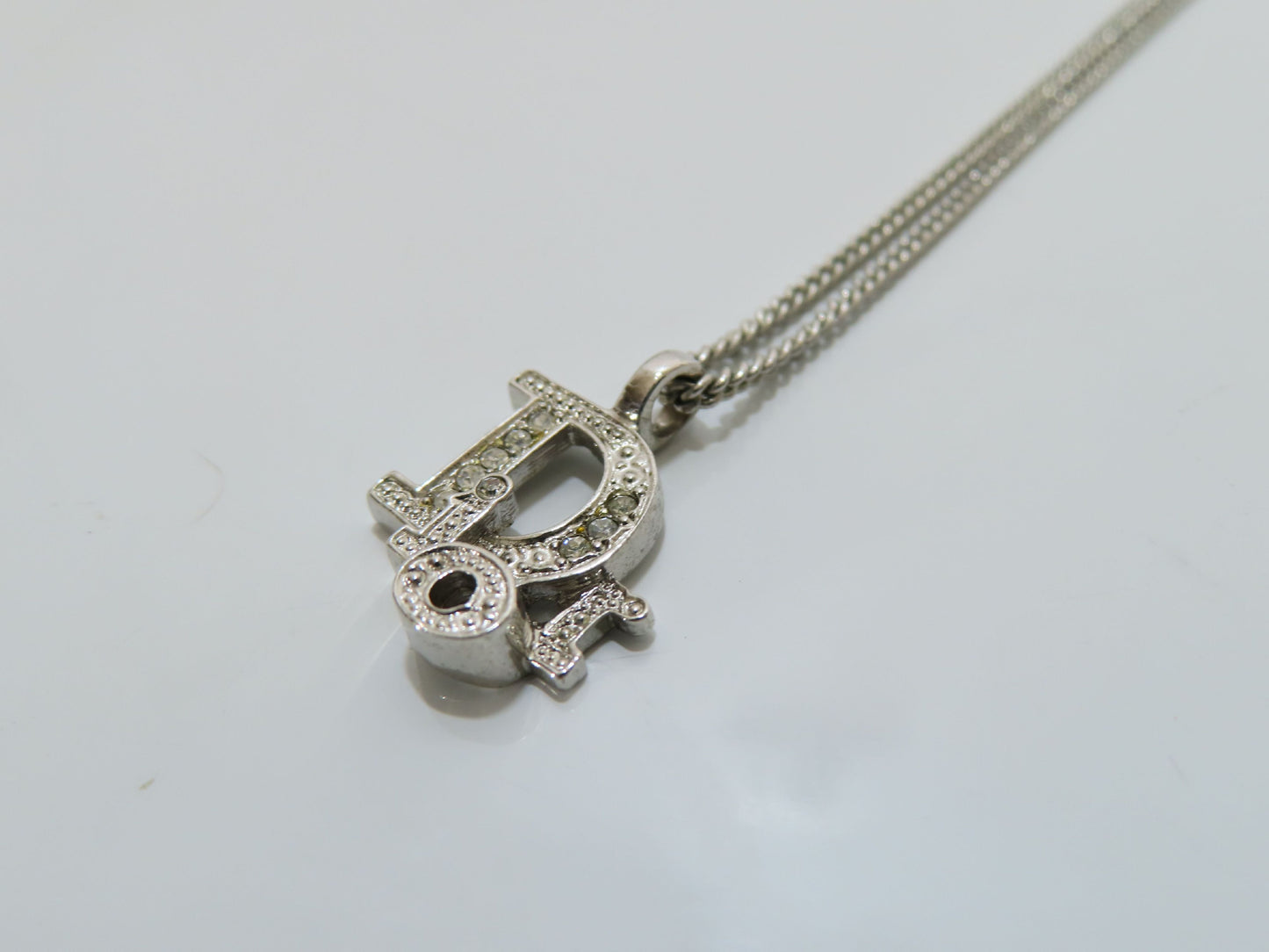 Dior DIOR Rhinestone Necklace Necklace