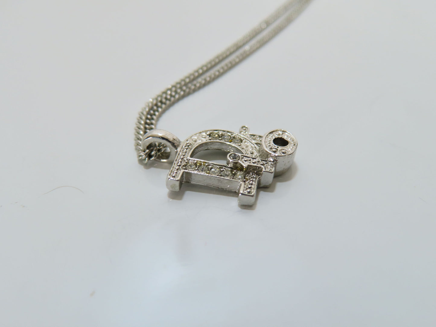 Dior DIOR Rhinestone Necklace Necklace