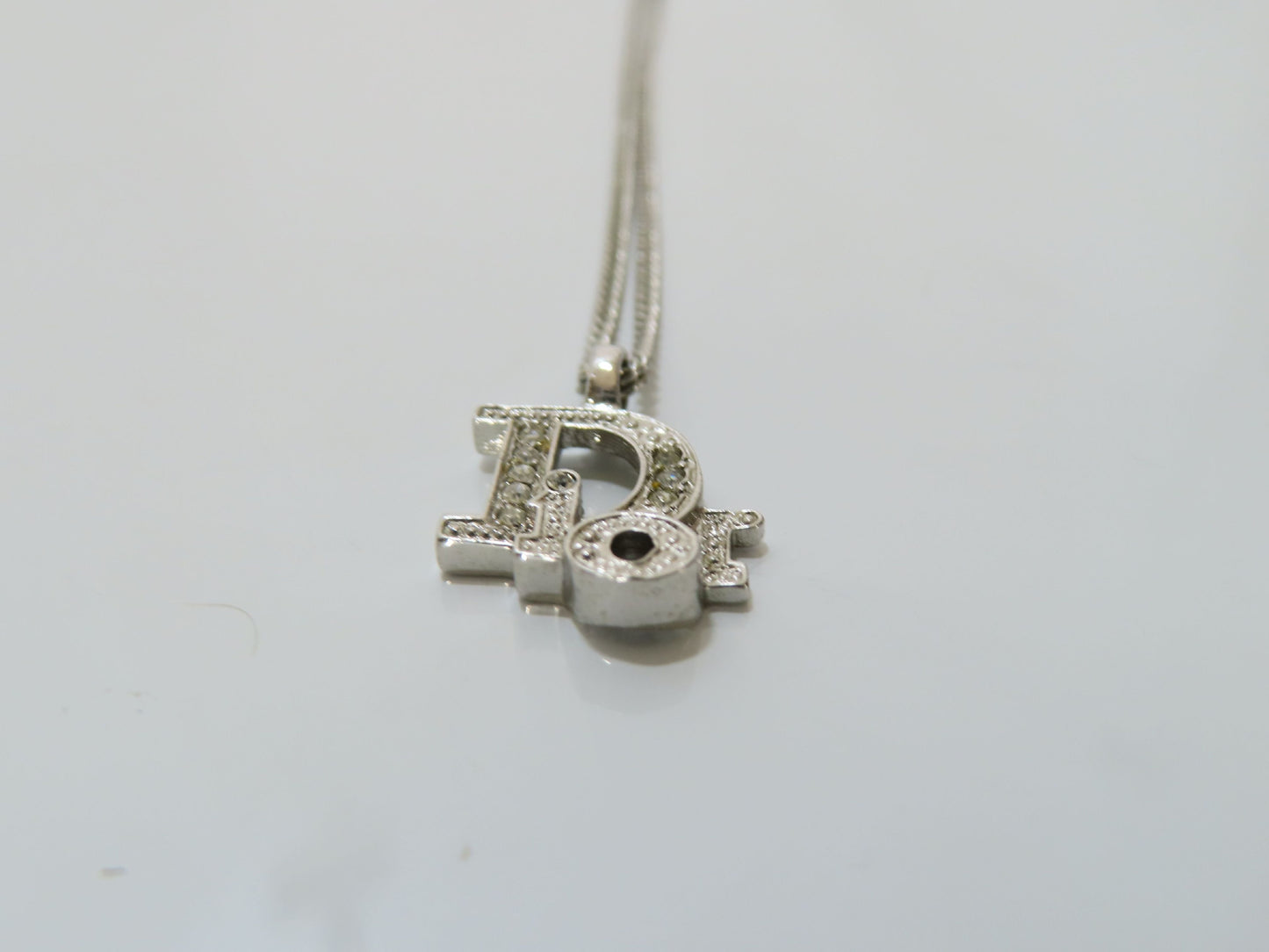 Dior DIOR Rhinestone Necklace Necklace