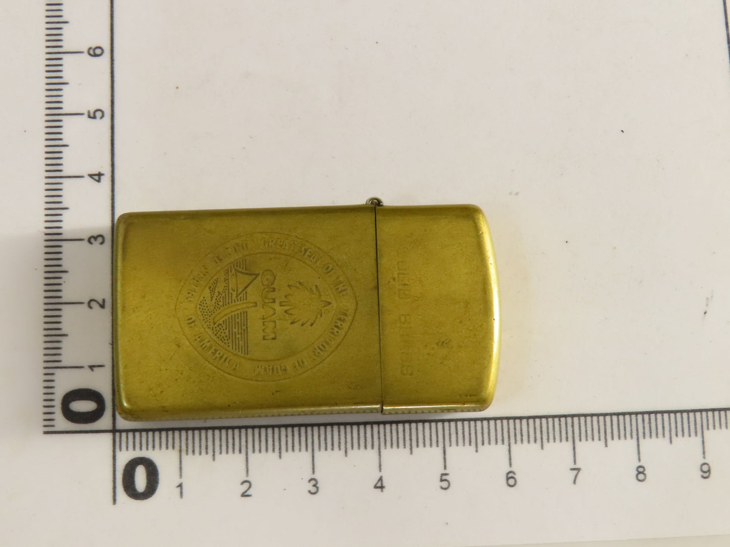 ZIPPO ZippoSOLIO BRASS GUAM 1932-1986 Lighter