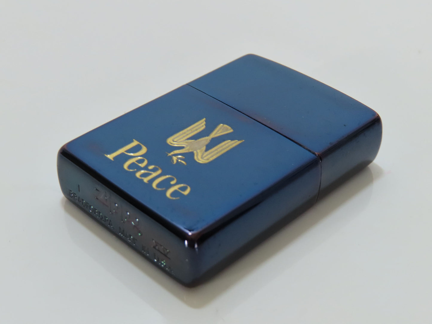 ZIPPO ZippoPeace Blue Titanium Coated Lighter
