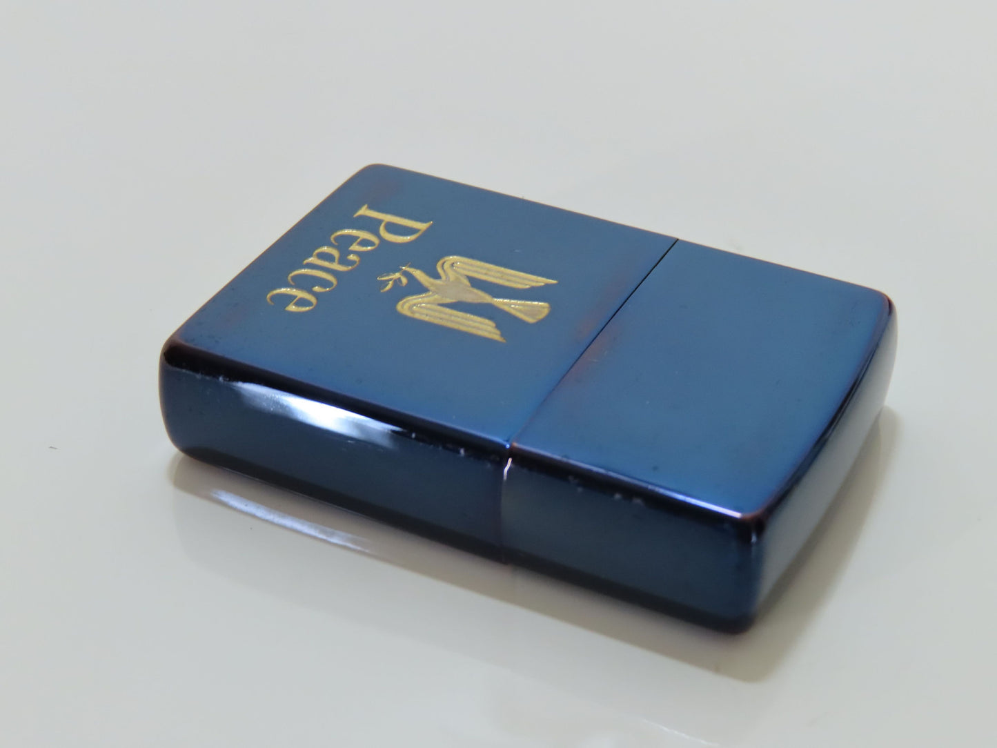 ZIPPO ZippoPeace Blue Titanium Coated Lighter