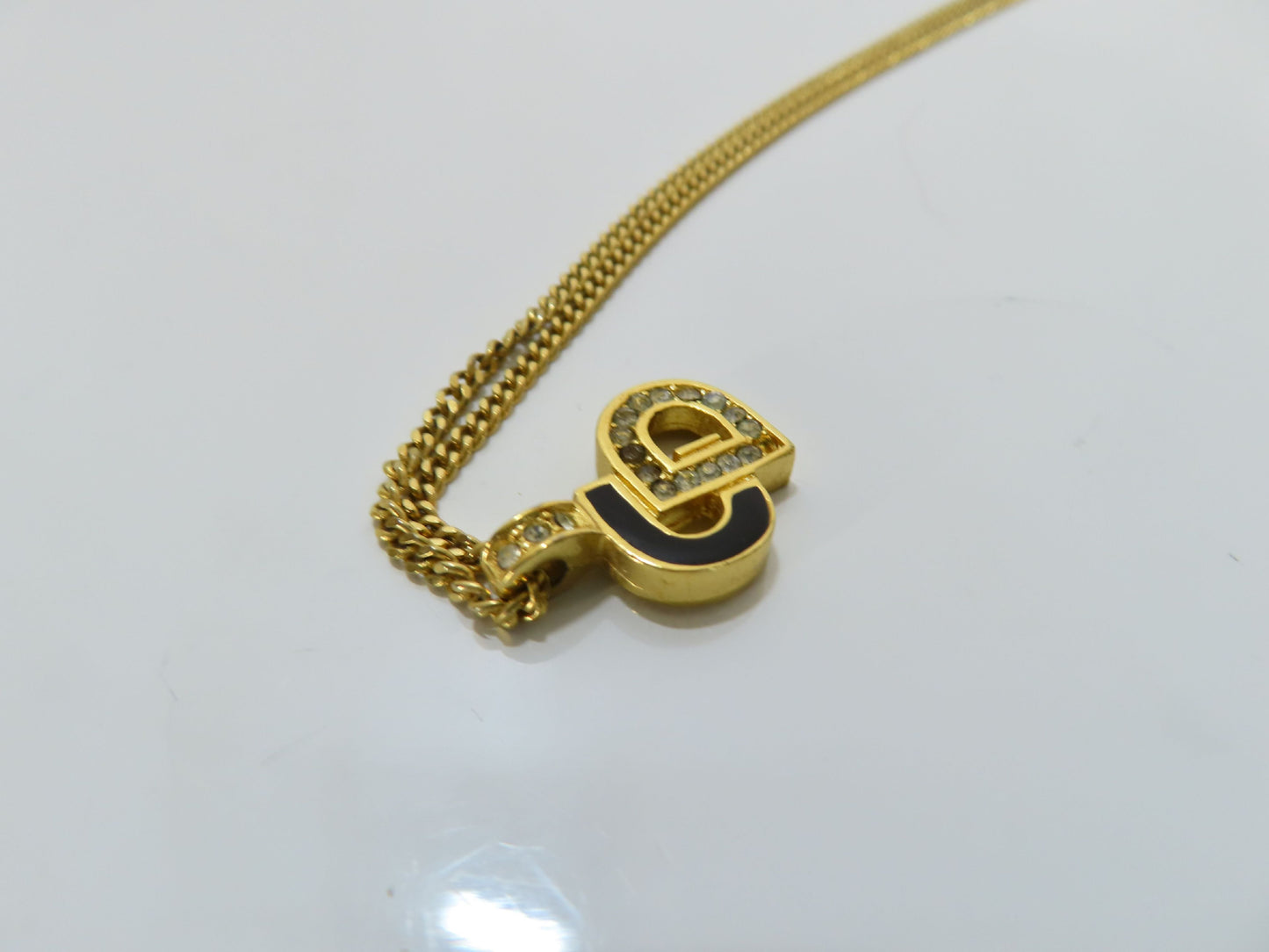 Christian Dior DIOR logo necklace necklace