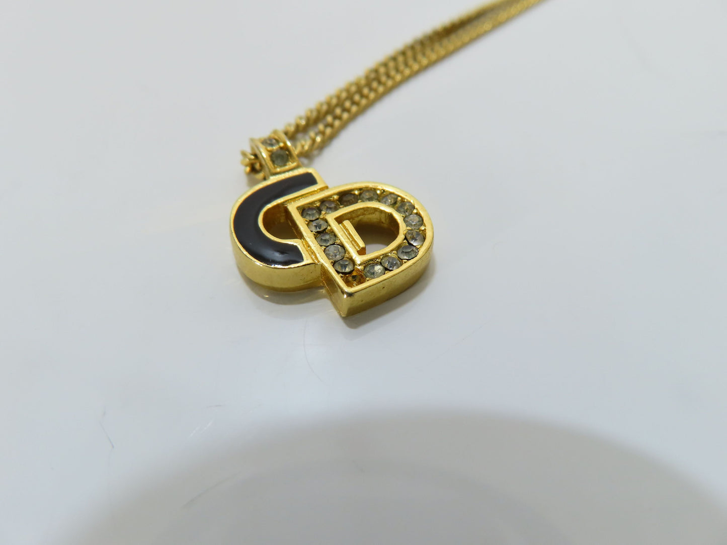 Christian Dior DIOR logo necklace necklace