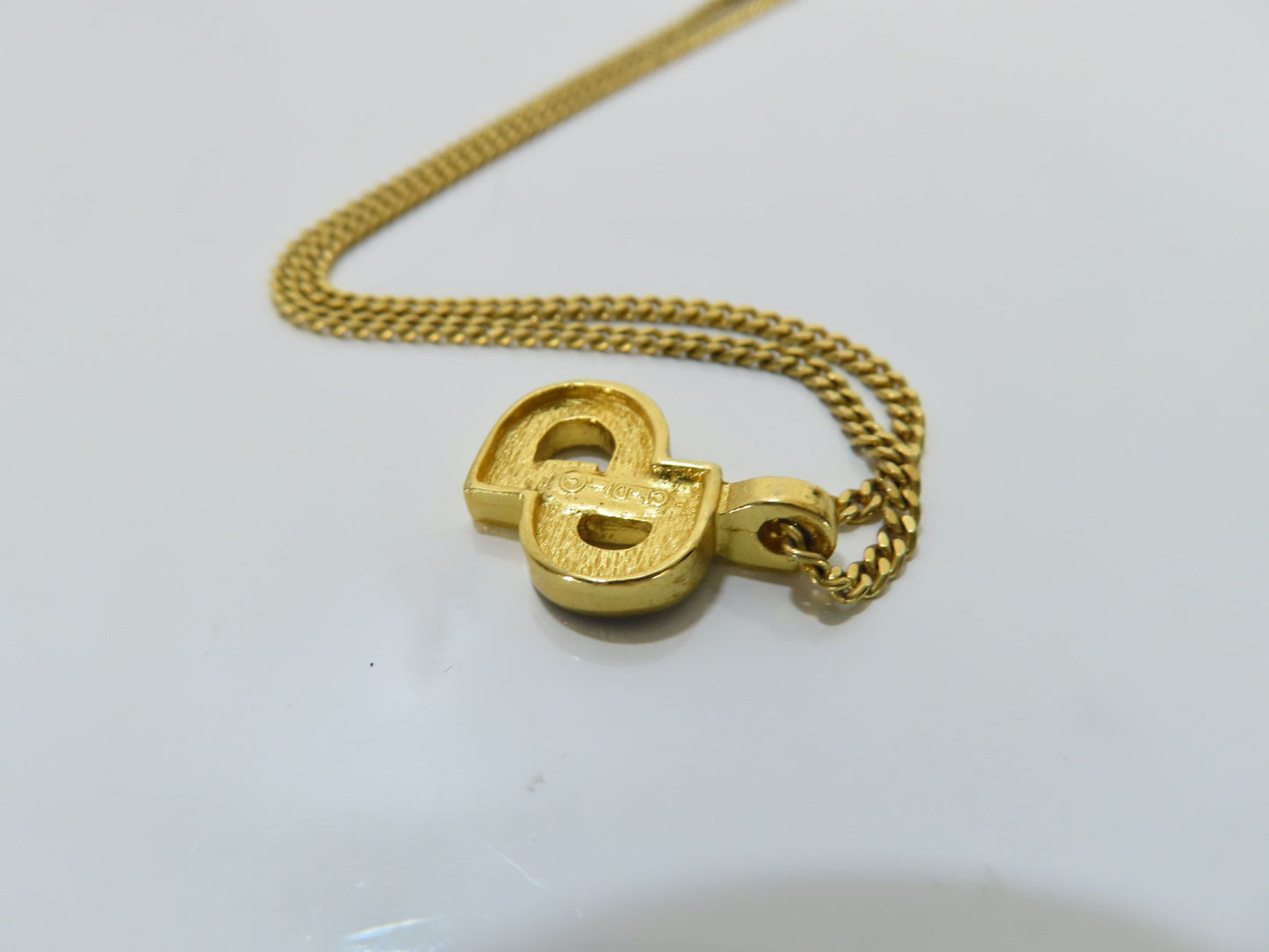 Christian Dior DIOR logo necklace necklace