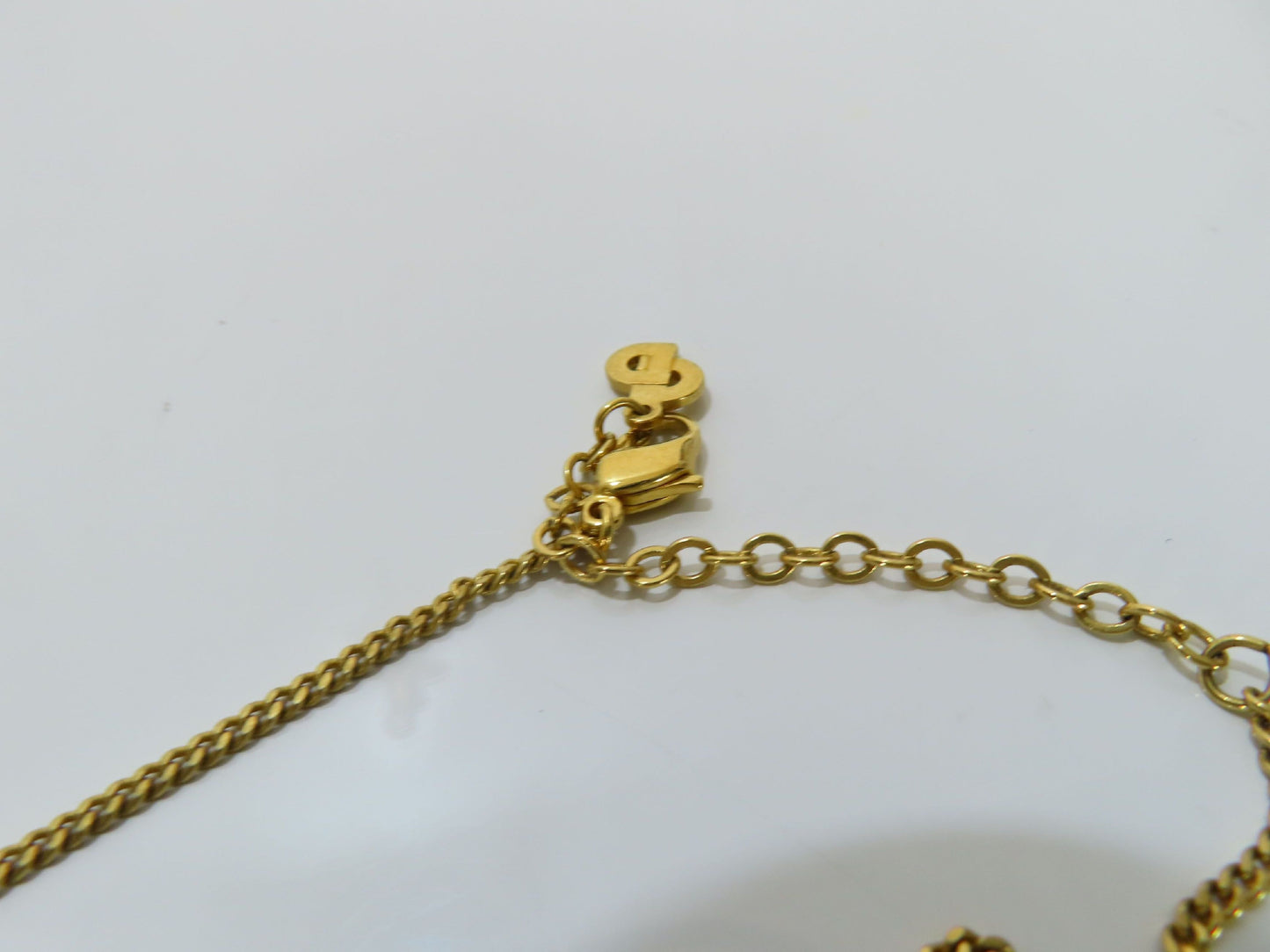 Christian Dior DIOR logo necklace necklace