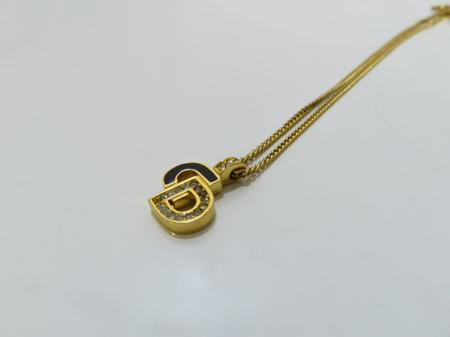 Christian Dior DIOR logo necklace necklace
