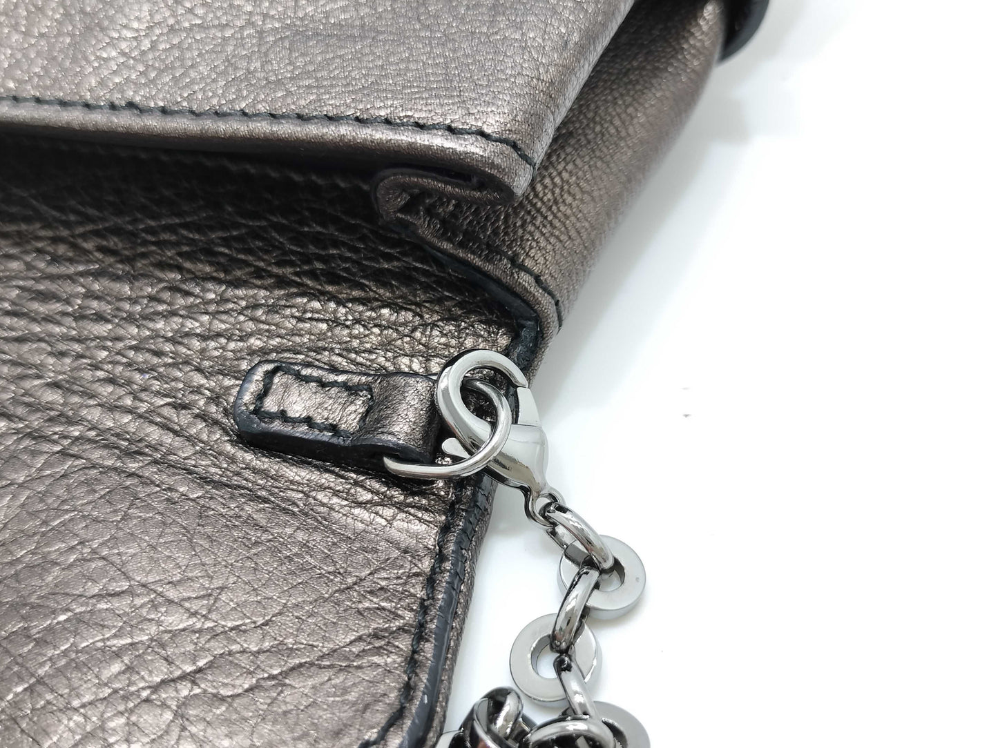 Salvatore Ferragamo Gancini 6864 Accessory Pouch Gancini Clutch Bag