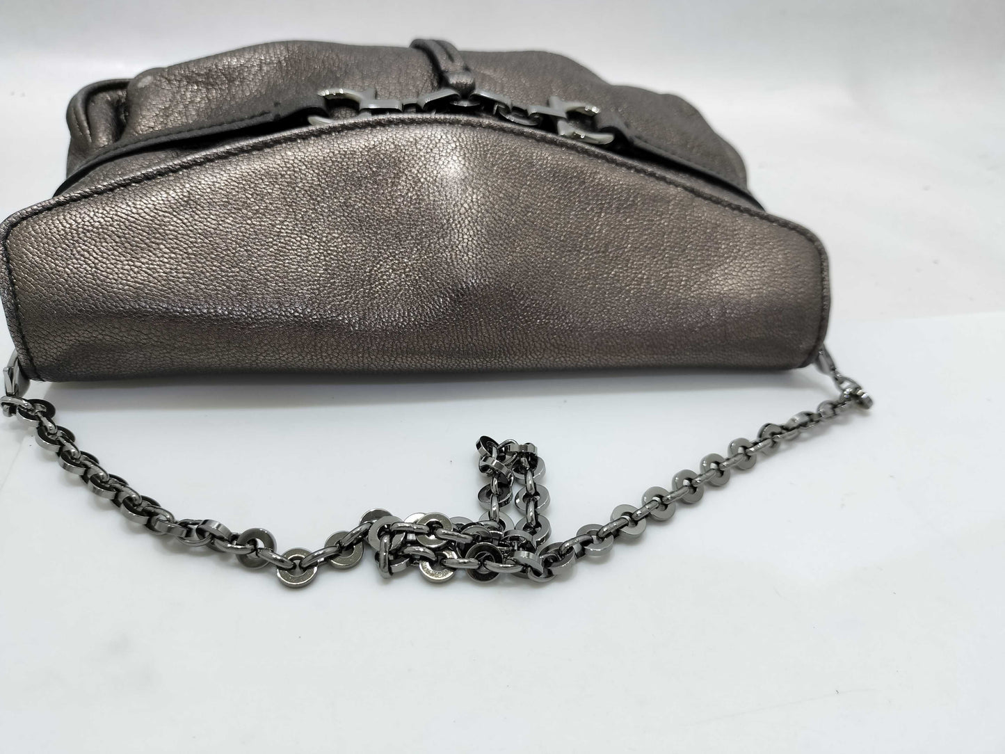 Salvatore Ferragamo Gancini 6864 Accessory Pouch Gancini Clutch Bag