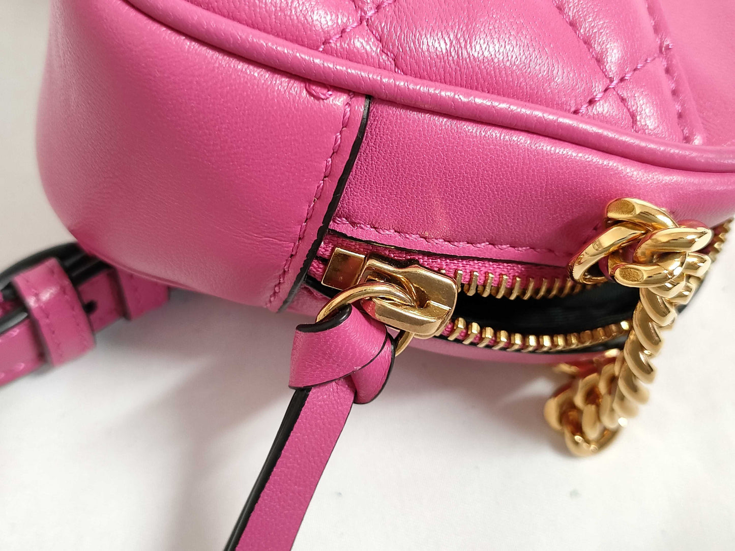 VERSACE Medusa Leather Shoulder Bag in Red