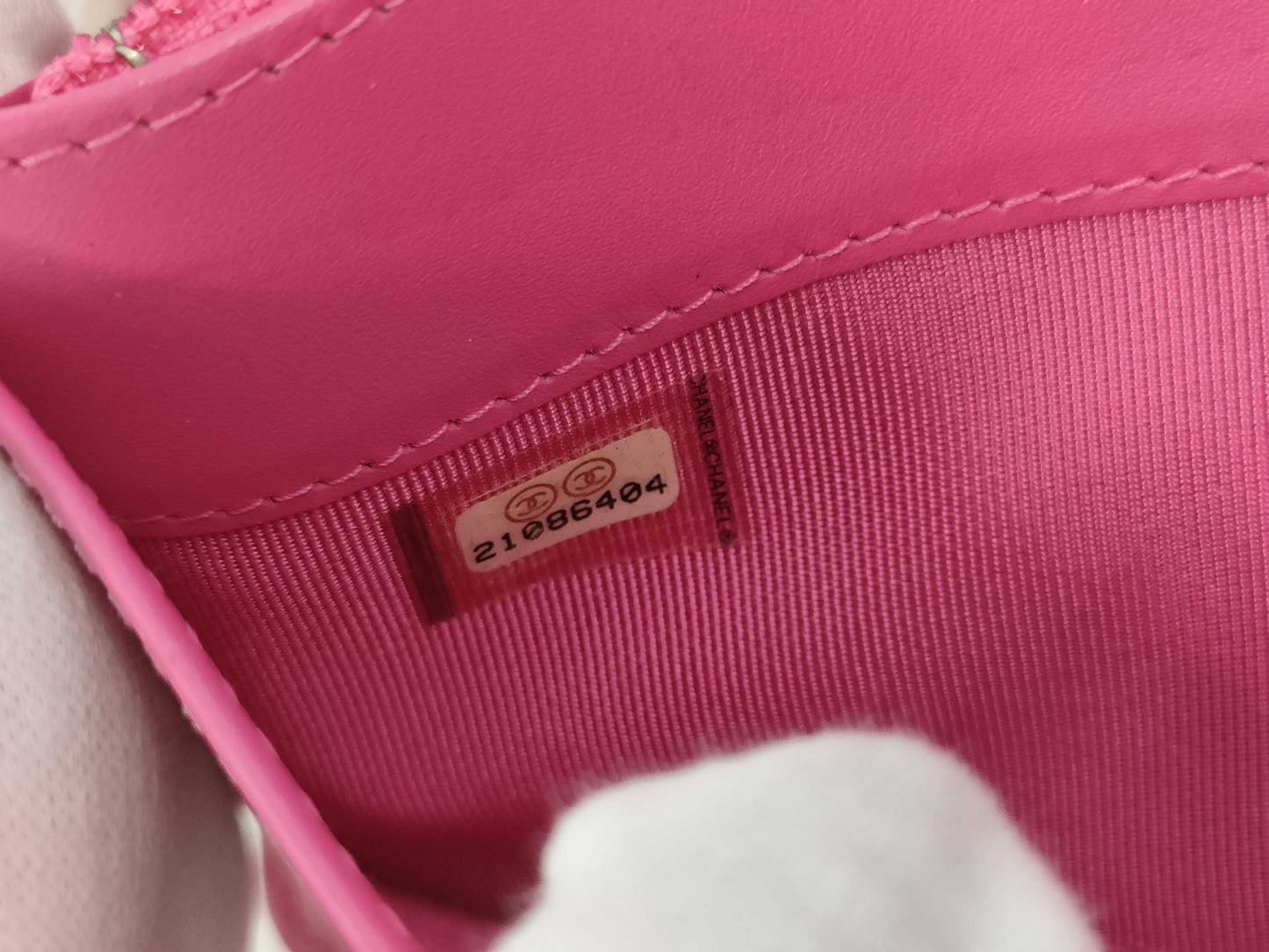 CHANEL Caviar Skin Matelasse Long Wallet with Coco Mark SV Hardware and Pink Seal, 21086404, Box and Dust Bag Included