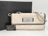 CHANEL CHANEL Shoulder Bag 2.55 East West White with Seal Chain Shoulder Bag