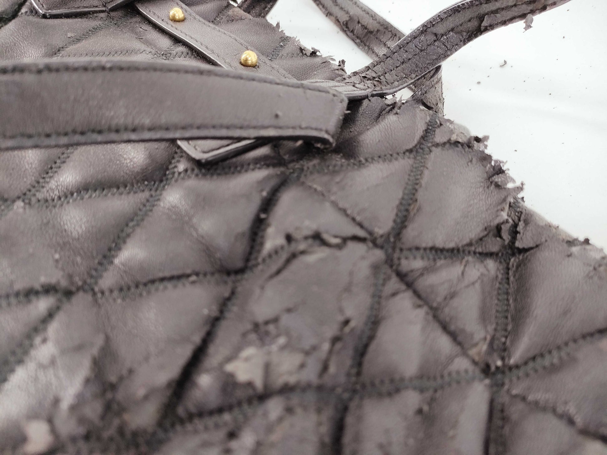 GIVENCHY 2-way black leather shoulder bag