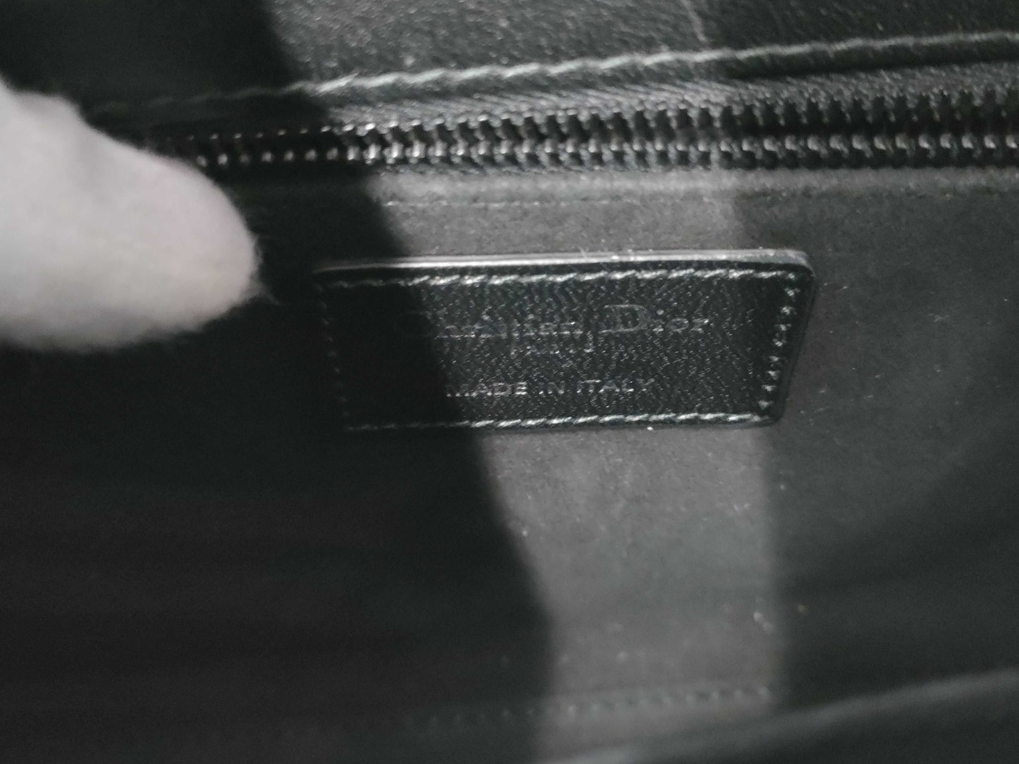 Dior Christian Dior Lady Dior Cannage Black Hardware 2-Way Handbag Shoulder Bag Leather Black Handbag