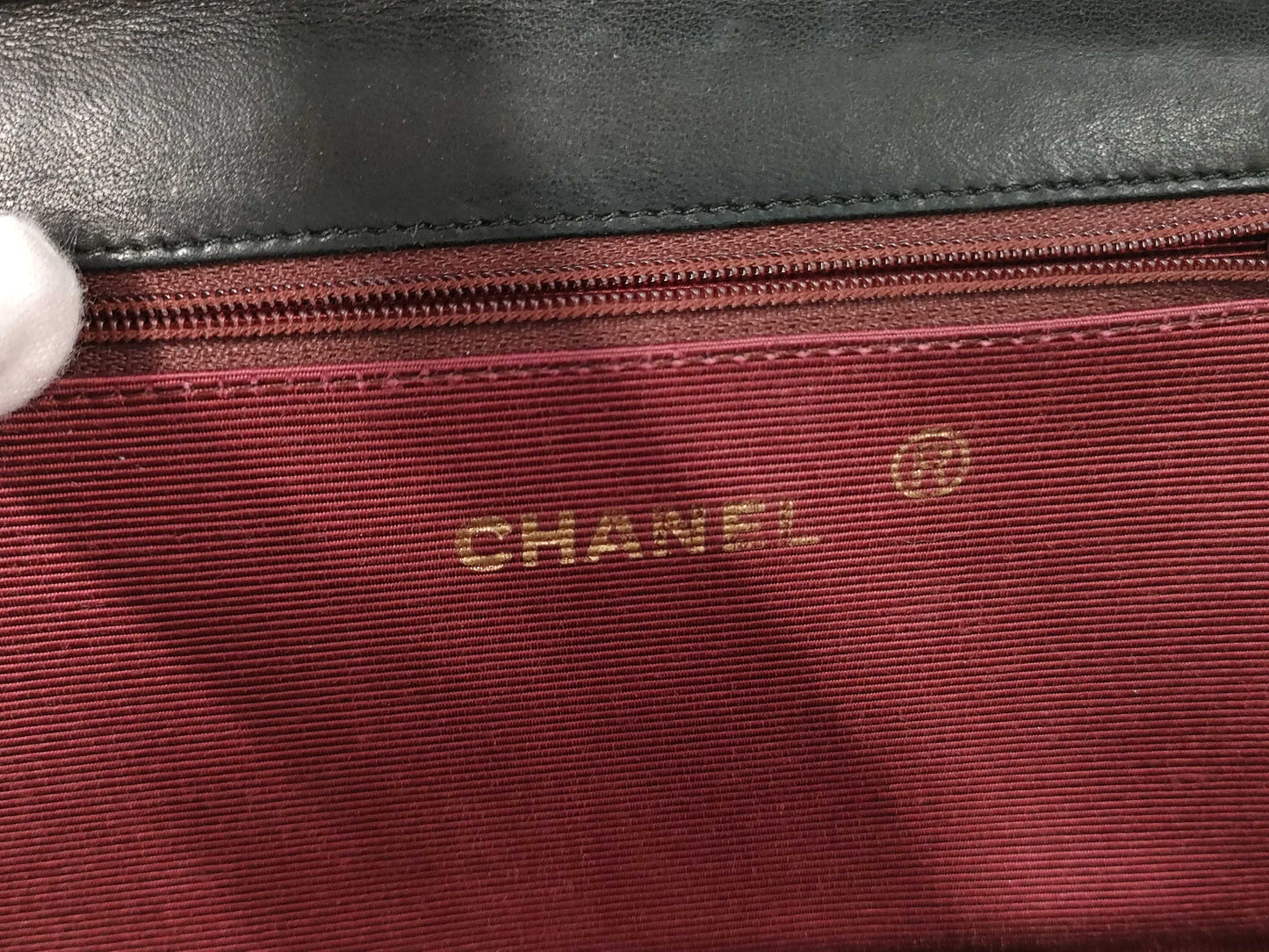 CHANEL Lambskin Half Moon Chain Bag, 0 Series, Shoulder Bag