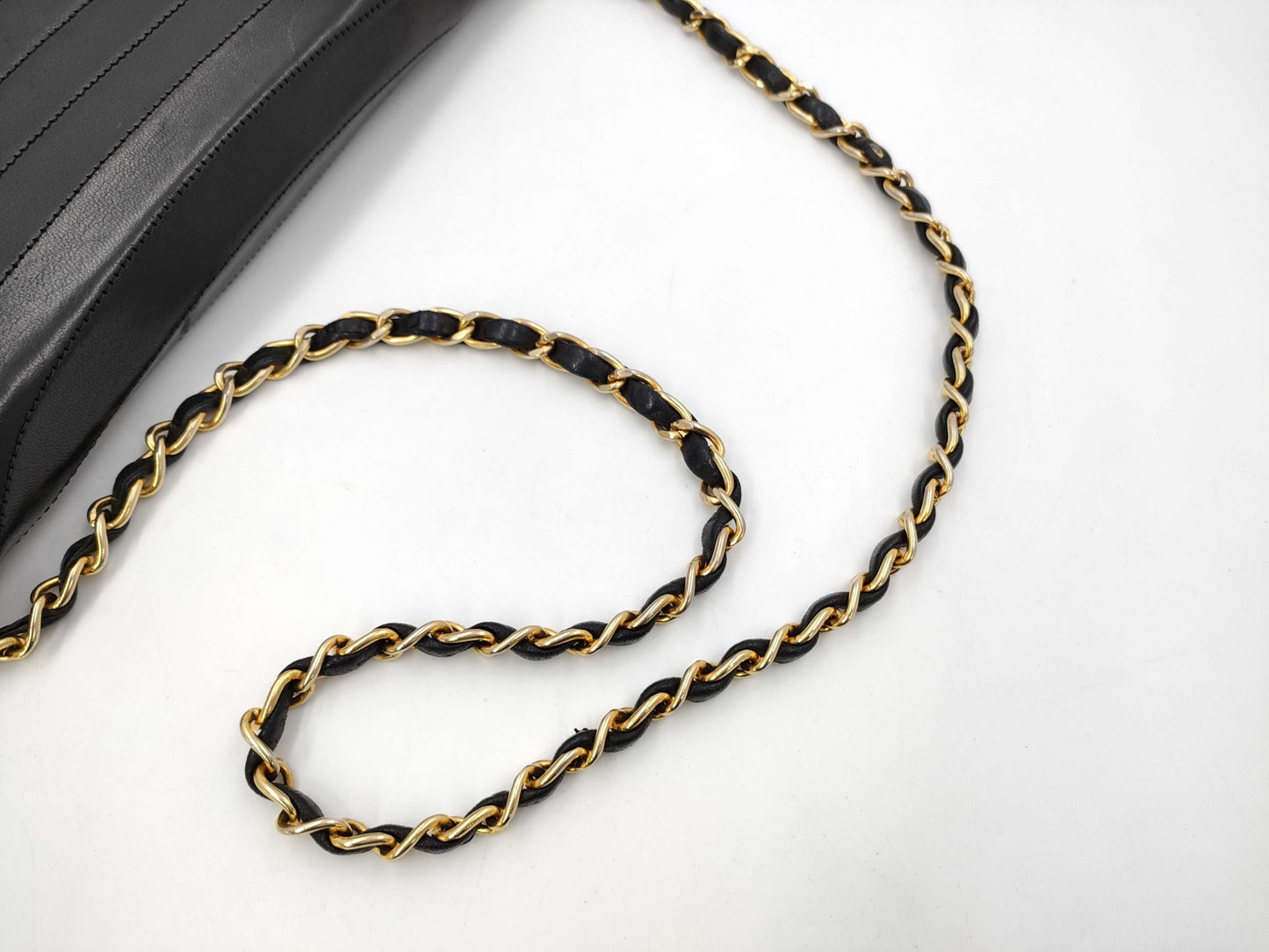 CHANEL Lambskin Half Moon Chain Bag, 0 Series, Shoulder Bag