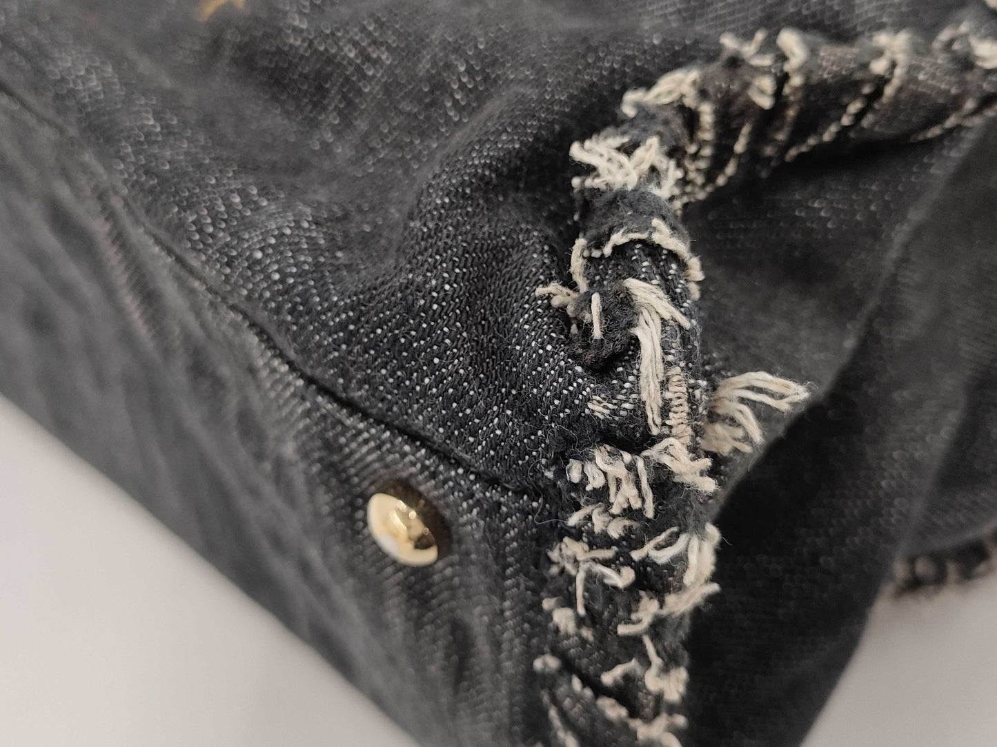 CHANEL Chanel denim shoulder bag tote bag