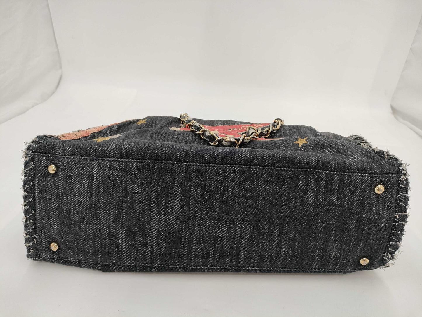 CHANEL Chanel denim shoulder bag tote bag
