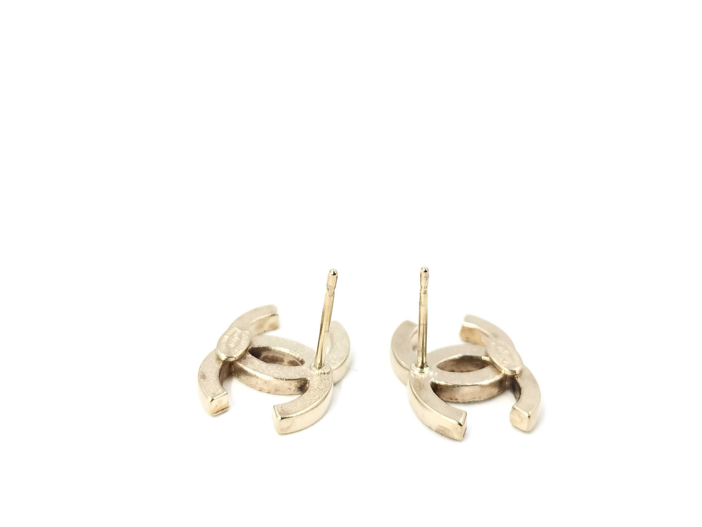 CHANEL A11P Coco Mark Rhinestone Earrings