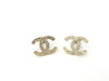 CHANEL A11P Coco Mark Rhinestone Earrings