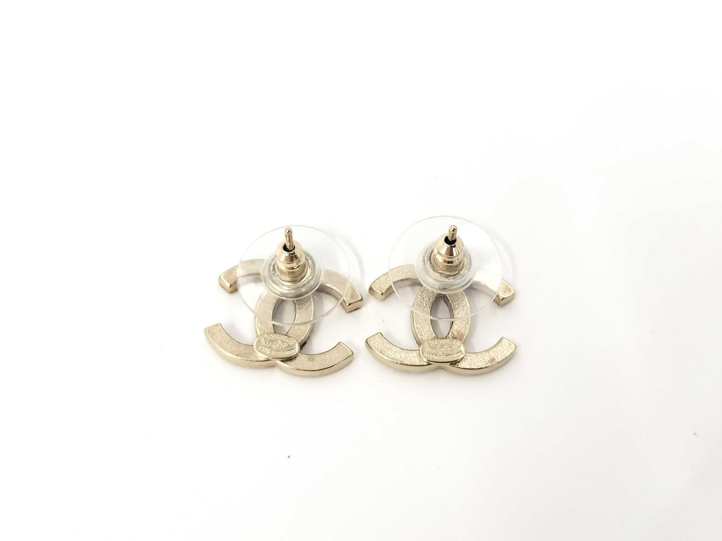 CHANEL A11P Coco Mark Rhinestone Earrings