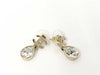 CHANEL A22C Coco Mark Rhinestone Drop Earrings