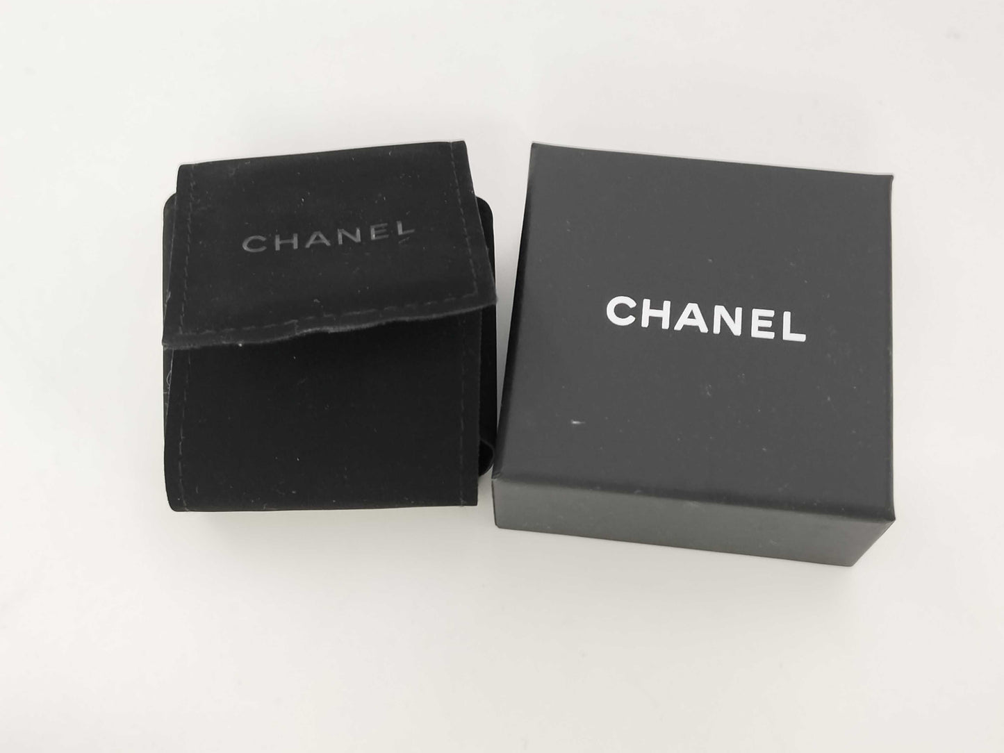 CHANEL A22C Coco Mark Rhinestone Drop Earrings