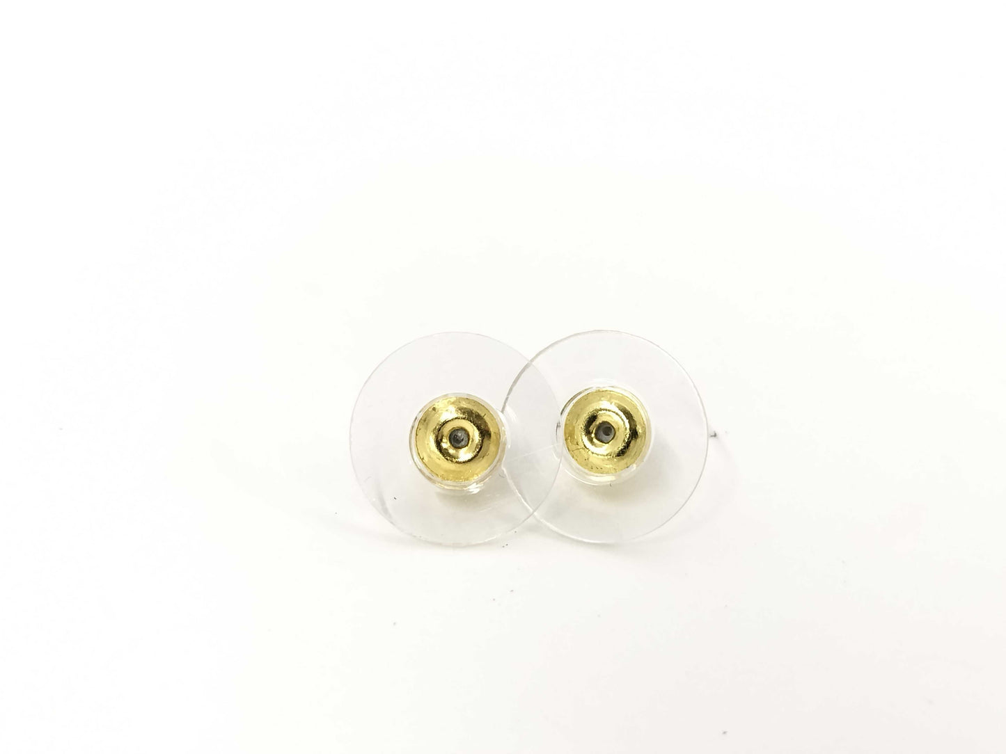 CHANEL Coco Mark Black x Clear Stone Pearl A21V Earrings