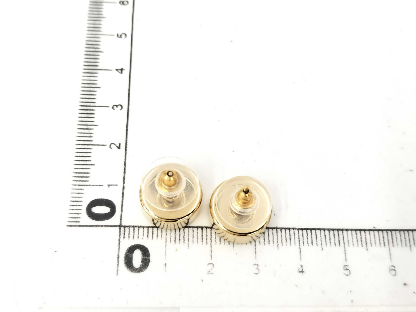 CHANEL Round Logo Coco Mark Black B24C Earrings