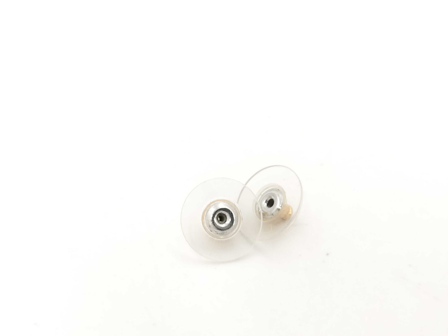 CHANEL Round Logo Coco Mark Black B24C Earrings