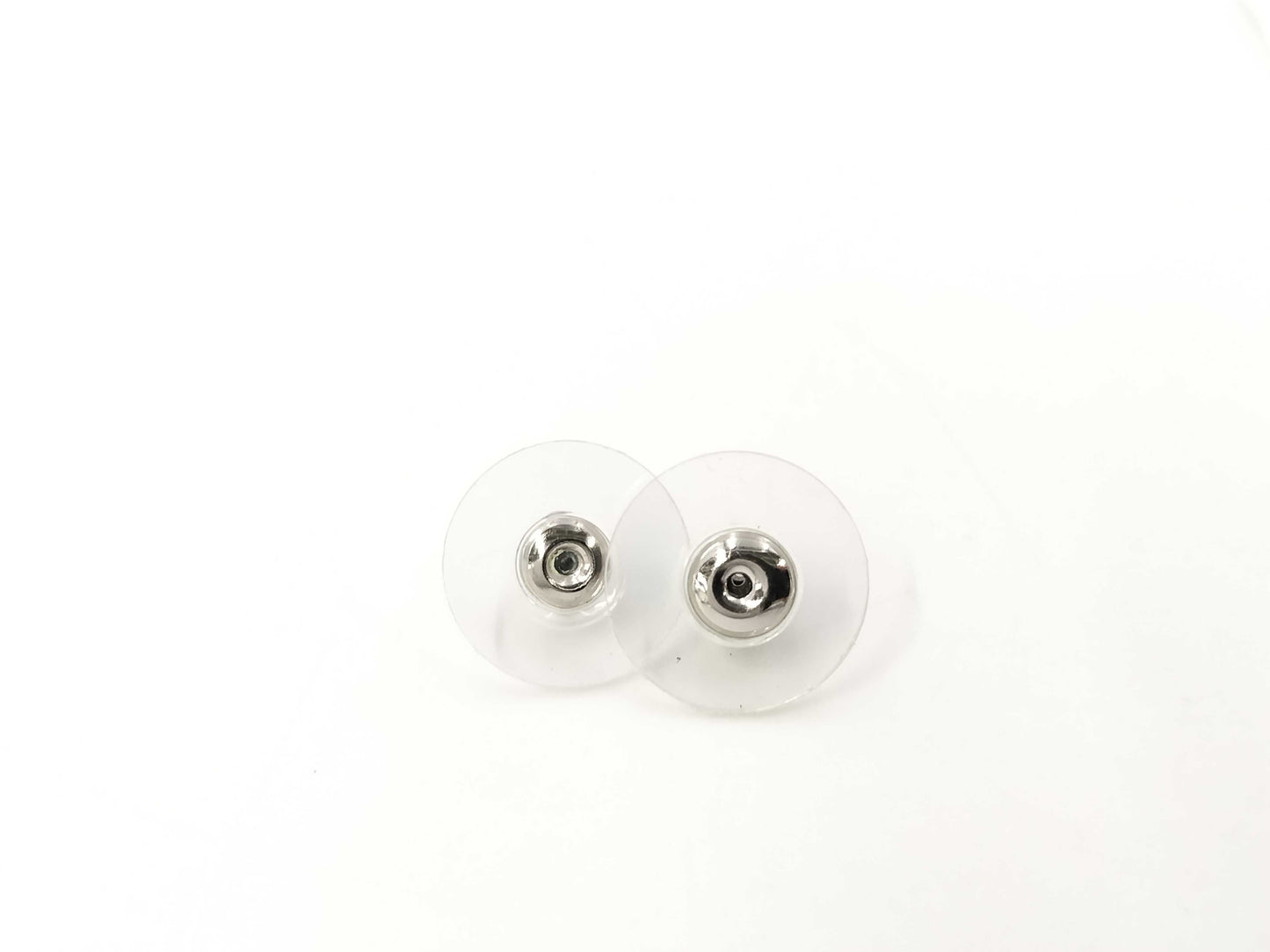 CHANEL Round Clear Coco Mark 16C Earrings