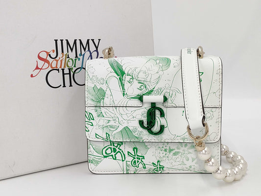 JIMMY CHOO Sailor Moon Collaboration Leather Shoulder Bag