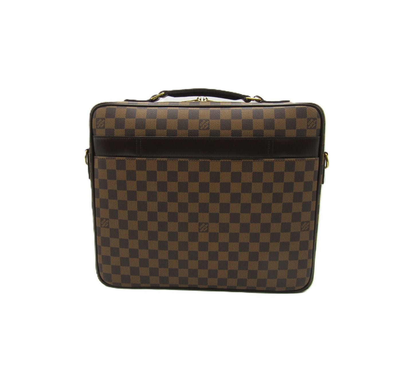 LOUIS VUITTON Porte Ordinature Savana Damier N58020 G Hardware Business Bag