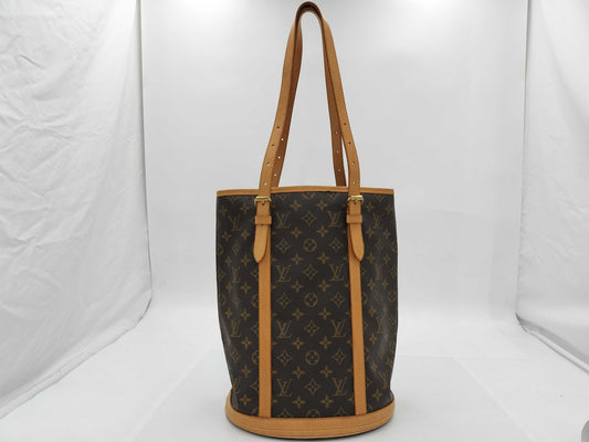 LOUIS VUITTON Monogram Bucket GM Tote Bag