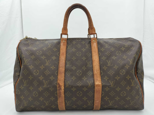 LOUIS VUITTON Monogram Keepall 50 Boston Bag