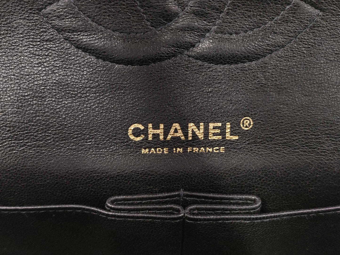 CHANEL Matelasse Caviar Skin Double Flap Double Chain Shoulder Bag, No. 8